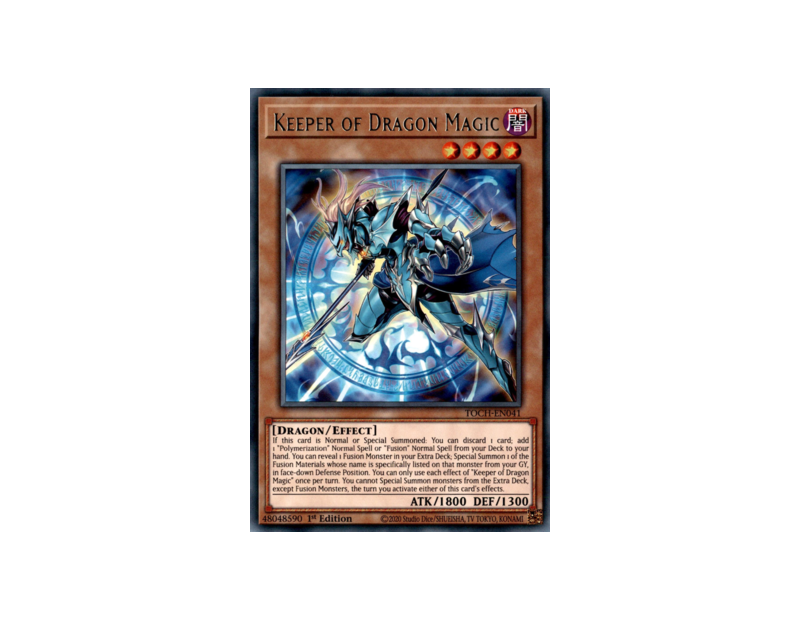 Keeper of Dragon Magic (TOCH-EN041) - 1st Edition