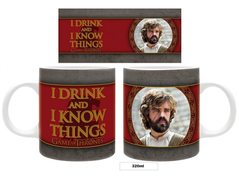 Κούπα Tyrion I Drink and I Know Things (320ml Κεραμική)