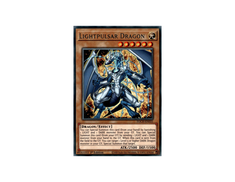 Lightpulsar Dragon (TOCH-EN031) - 1st Edition