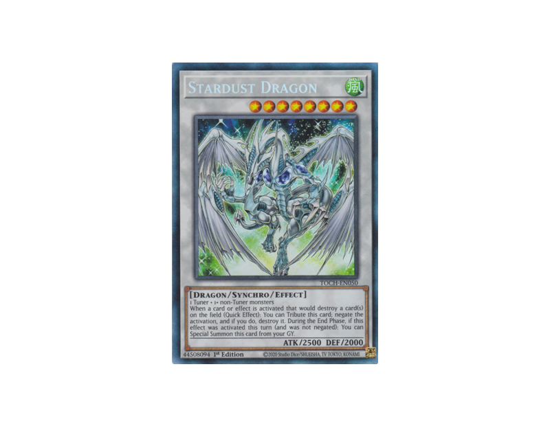 Stardust Dragon (TOCH-EN050) - 1st Edition