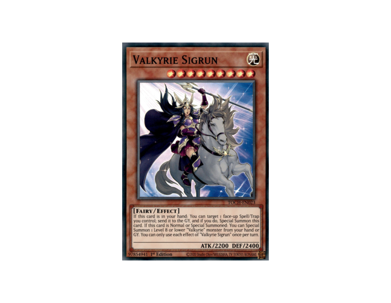 Valkyrie Sigrun (TOCH-EN023) - 1st Edition