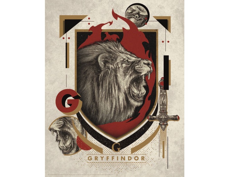 Art Print Gryffindor (36x 28)