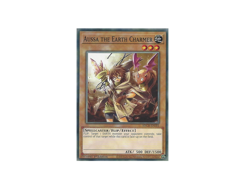 Aussa the Earth Charmer (SDCH-EN001) - 1st Edition