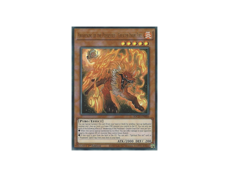 Awakening of the Possessed - Greater Inari Fire (SDCH-EN006) - 1st Edition