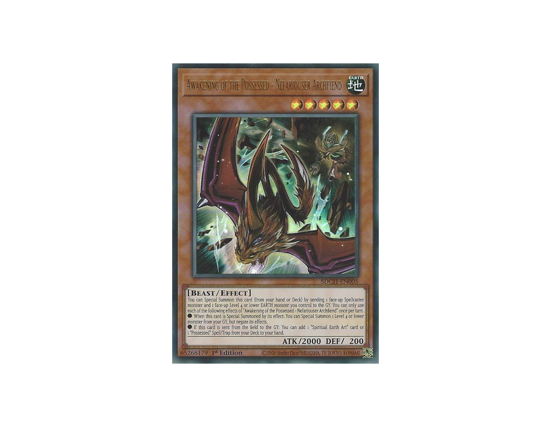 Awakening of the Possessed - Nefariouser Archfiend (SDCH-EN005) - 1st Edition