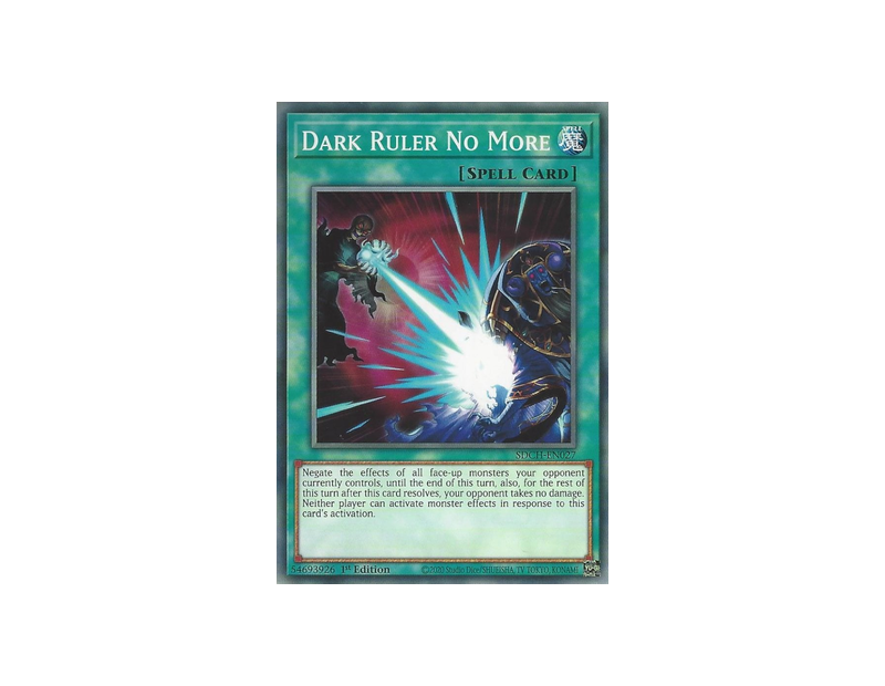Dark Ruler No More (SDCH-EN027) - 1st Edition