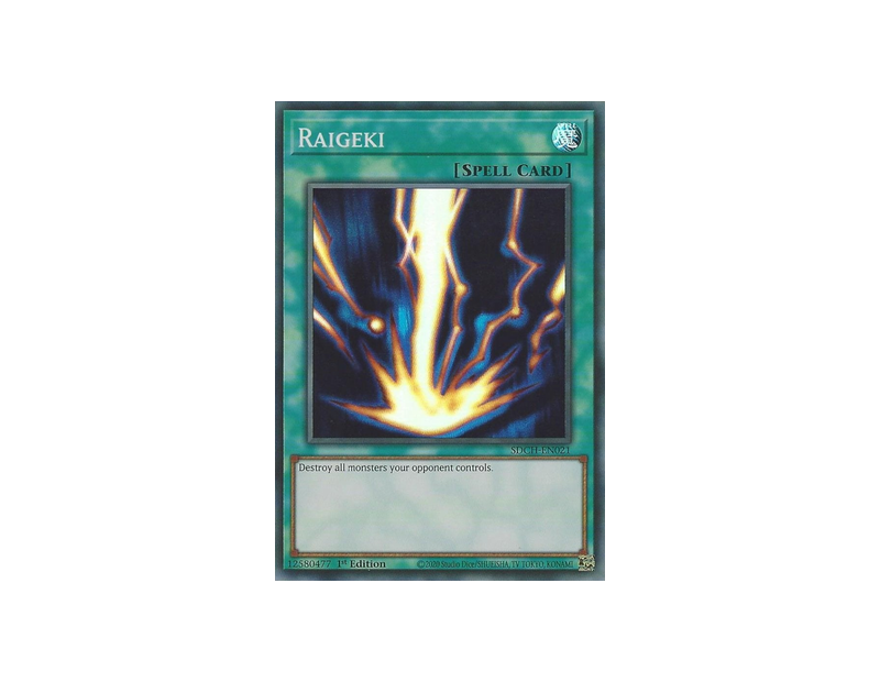 Raigeki (SDCH-EN021) - 1st Edition