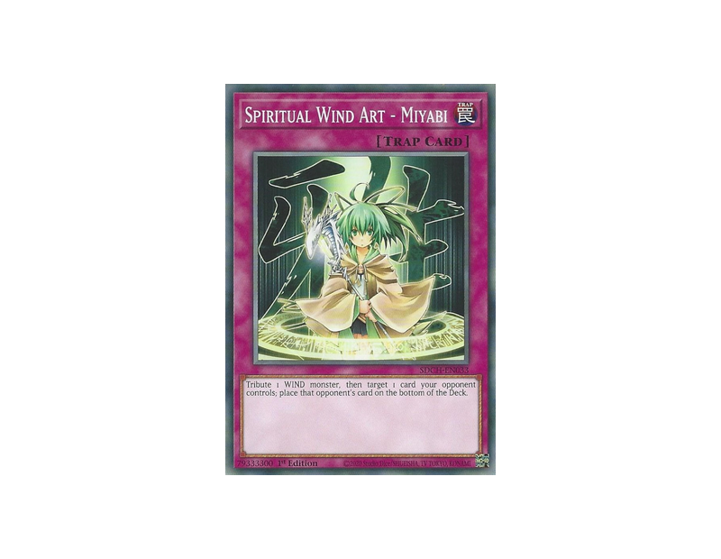 Spiritual Wind Art - Miyabi (SDCH-EN033) - 1st Edition
