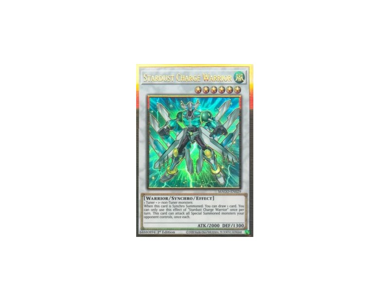 Stardust Charge Warrior (MAGO-EN029) - 1st Edition