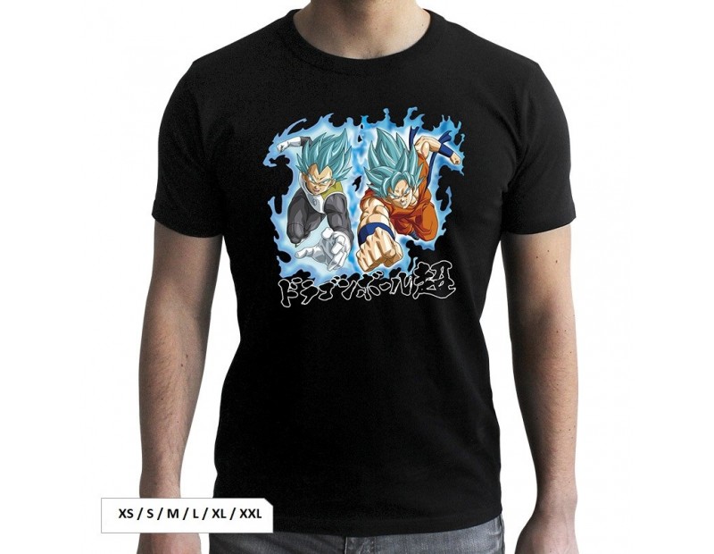 T-Shirt Goku + Vegeta (SSGSS)