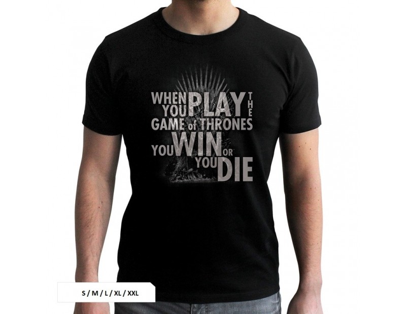 T-Shirt Iron Throne You Win or You Die