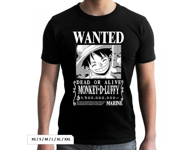 T-Shirt Wanted Luffy (1,5bn Beli)