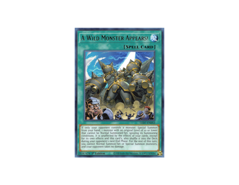 A Wild Monster Appears! (LED7-EN052) - 1st Edition