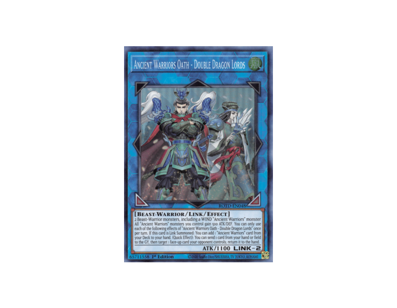 Ancient Warriors Oath - Double Dragon Lords (ROTD-EN048) - 1st Edition