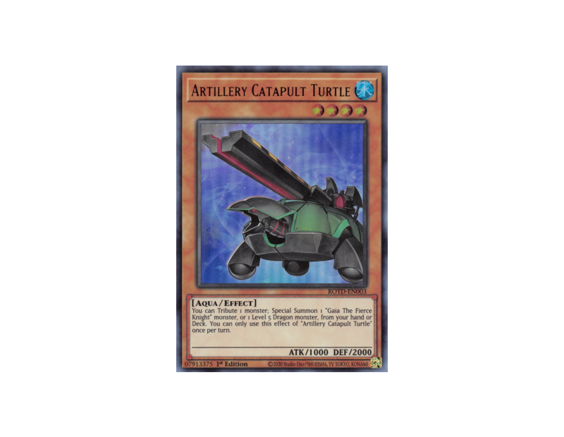 Artillery Catapult Turtle (ROTD-EN003) - 1st Edition