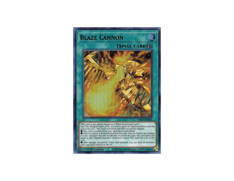 Blaze Cannon (LED7-EN005) - 1st Edition