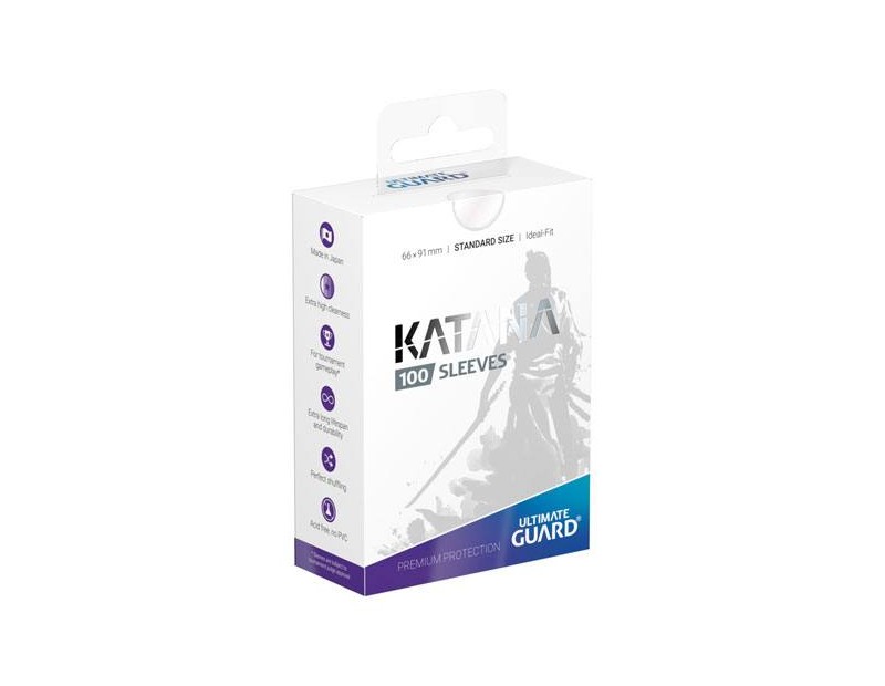 Ultimate Guard Katana Sleeves Standard Size Transparent (100)