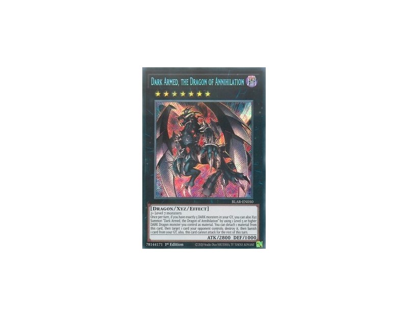 Dark Armed, the Dragon of Annihilation (BLAR-EN050) - 1st Edition