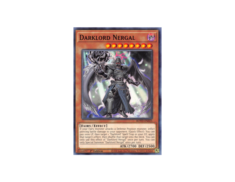 Darklord Nergal (ROTD-EN025) - 1st Edition