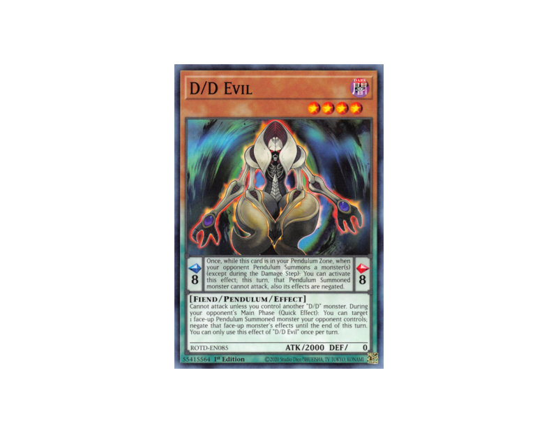 D/D Evil (ROTD-EN085) - 1st Edition