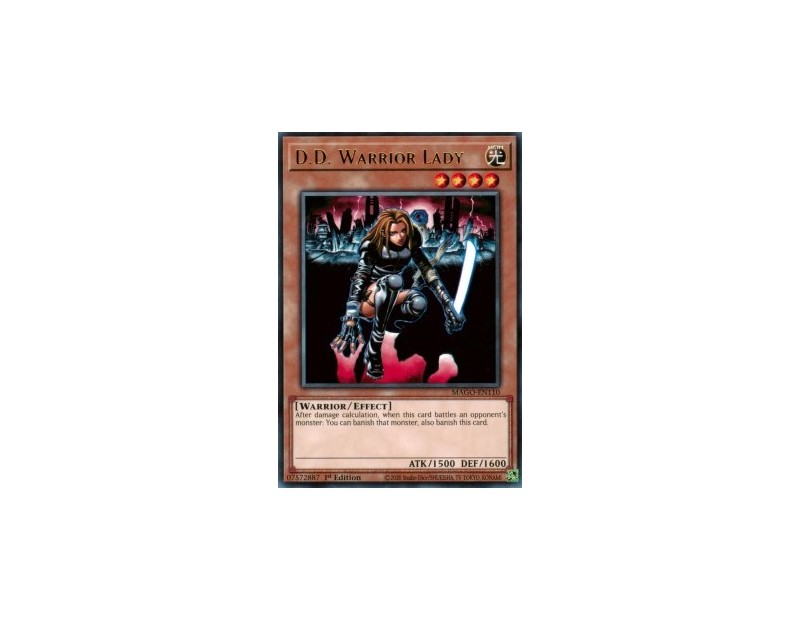 D.D. Warrior Lady (MAGO-EN110) - 1st edition