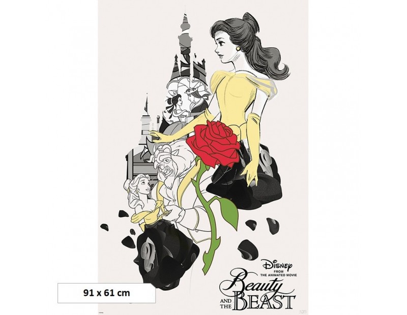 Αφίσα The Beauty & The Beast Movie (91x61)