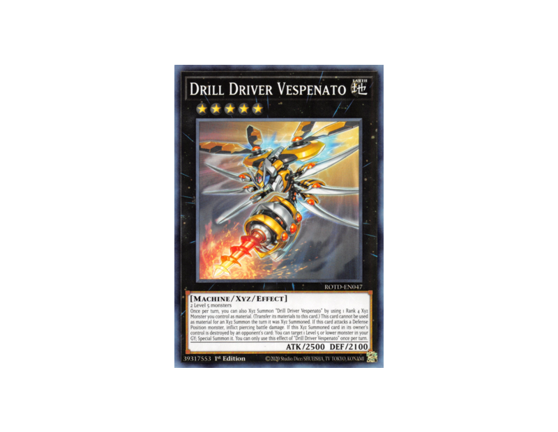 Drill Driver Vespenato (ROTD-EN047) - 1st Edition