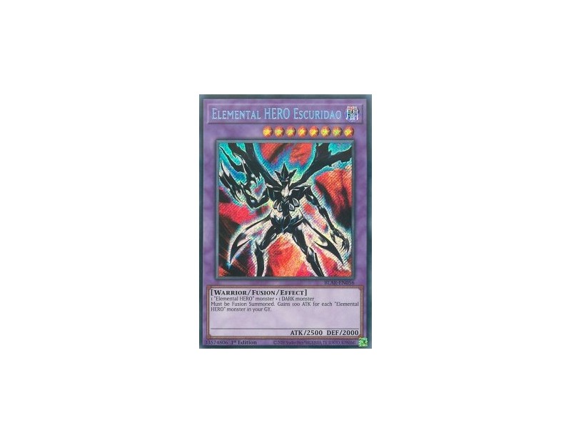 Elemental HERO Escuridao (BLAR-EN056) - 1st Edition