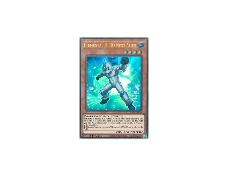 Elemental HERO Neos Alius (BLAR-EN053) - 1st Edition