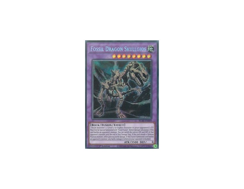 Fossil Dragon Skullgios (BLAR-EN009) - 1st Edition