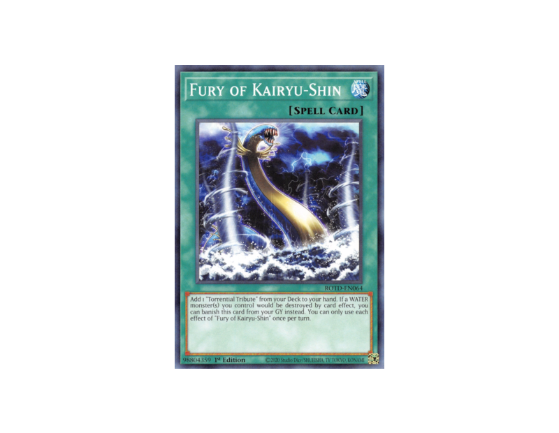 Fury of Kairyu-Shin (ROTD-EN064) - 1st Edition