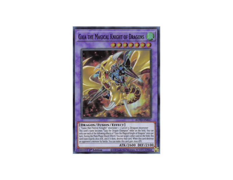 Gaia the Magical Knight of Dragons (ROTD-EN037) - 1st Edition