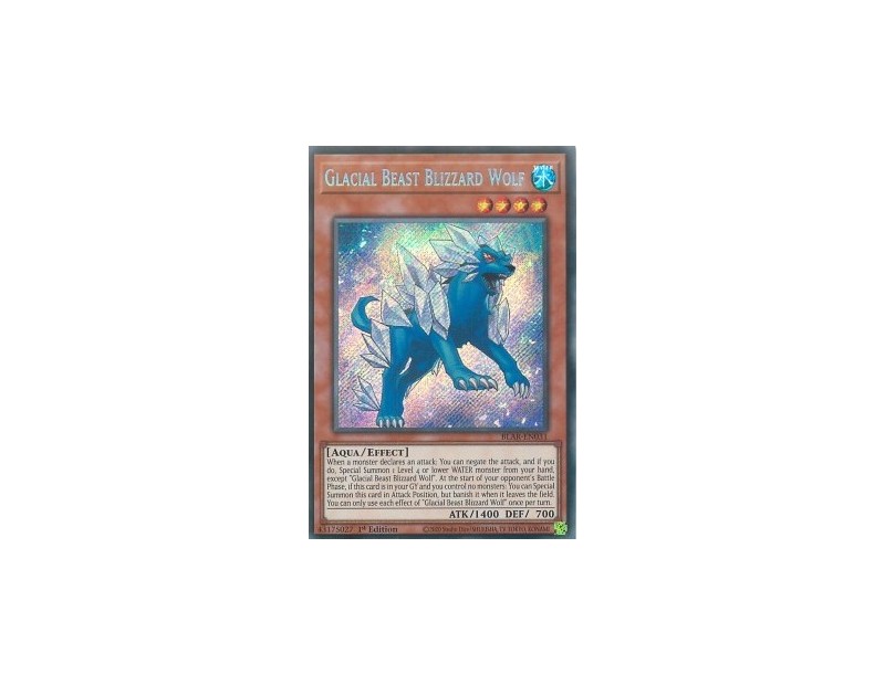 Glacial Beast Blizzard Wolf (BLAR-EN031) - 1st Edition