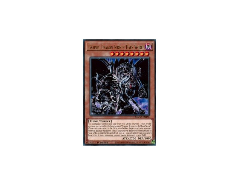 Grapha, Dragon Lord of Dark World (MAGO-EN118) - 1st Edition