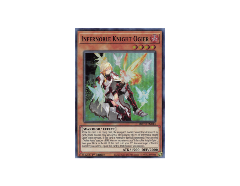 Infernoble Knight Ogier (ROTD-EN013) - 1st Edition