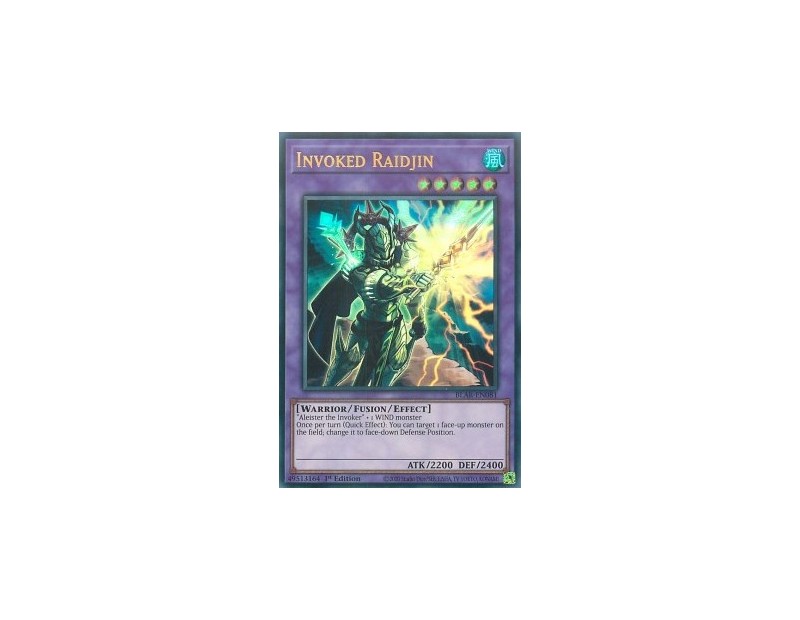 Invoked Raidjin (BLAR-EN081) - 1st Edition