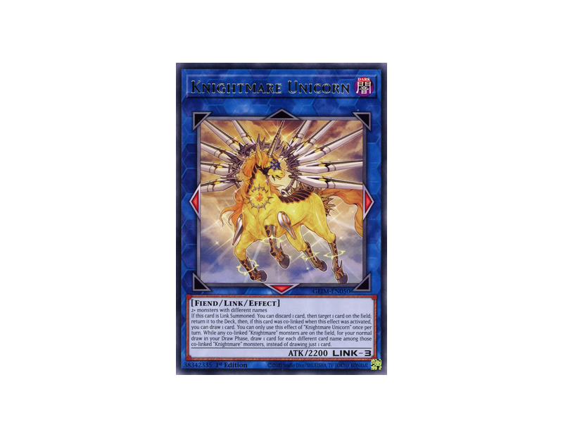 Knightmare Unicorn (GEIM-EN050) V.1 - 1st Edition