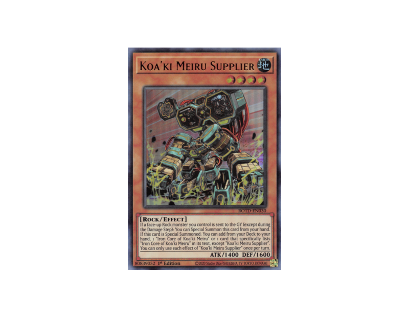 Koa'ki Meiru Supplier (ROTD-EN030) - 1st Edition