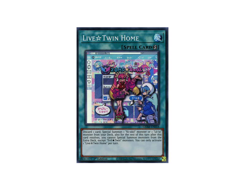 Live☆Twin Home (GEIM-EN018) - 1st Edition