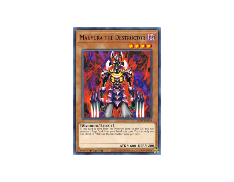 Makyura the Destructor (LED7-EN008) - 1st Edition