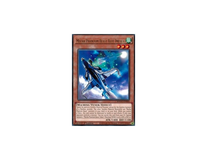 Mecha Phantom Beast Blue Impala (MAGO-EN064) - 1st Edition