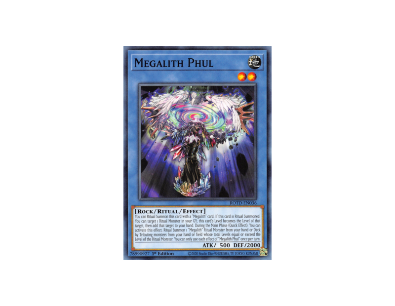 Megalith Phul (ROTD-EN036) - 1st Edition