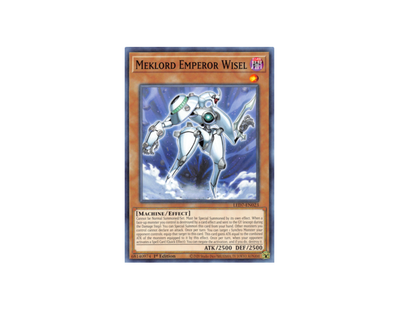 Meklord Emperor Wisel (LED7-EN023) - 1st Edition