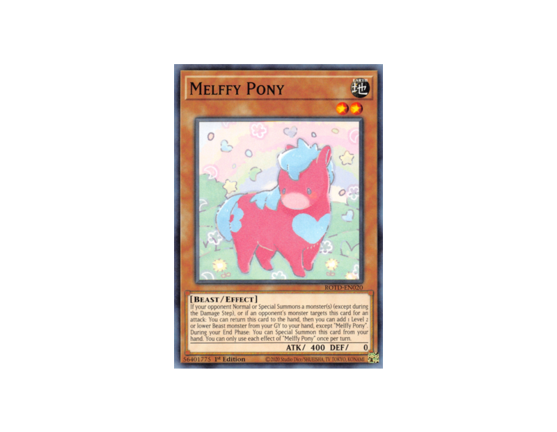 Melffy Pony (ROTD-EN020) - 1st Edition