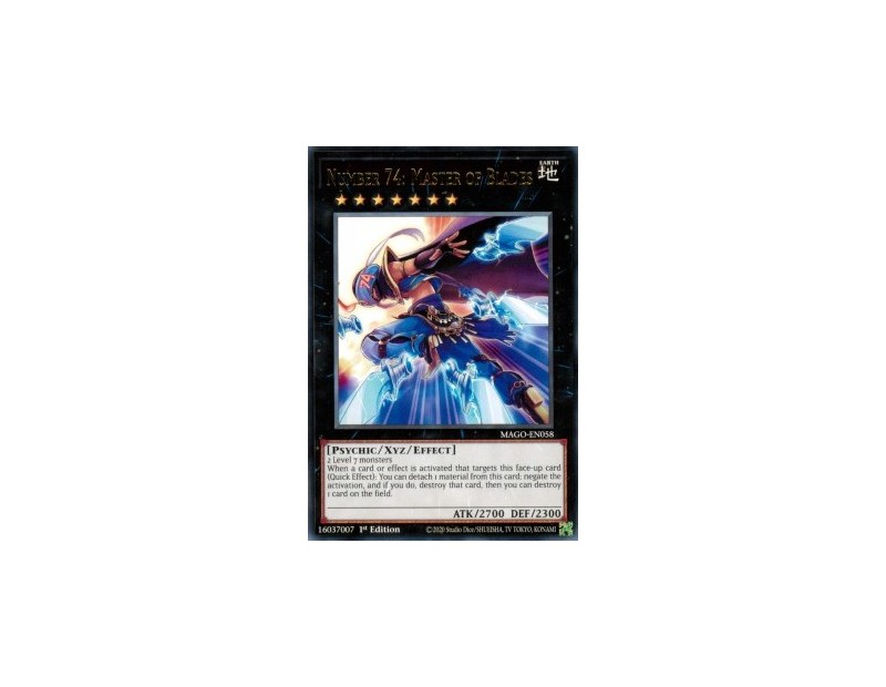 Number 74: Master of Blades (MAGO-EN058) - 1st Edition