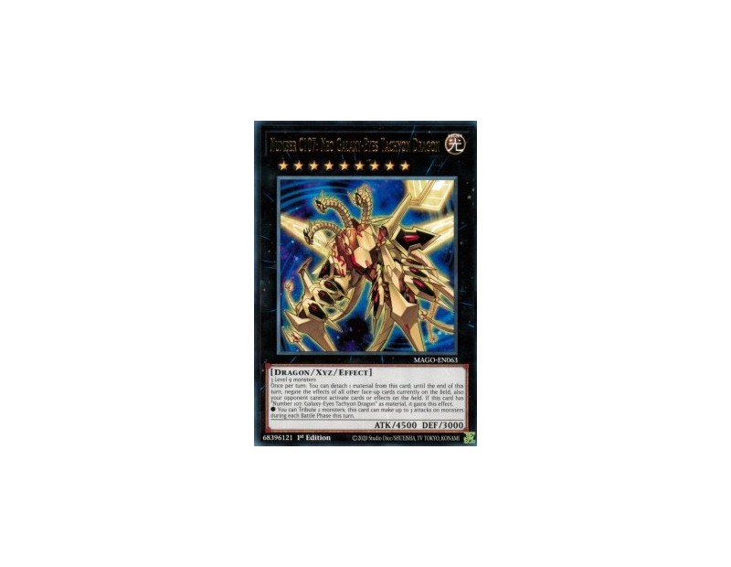 Number C107: Neo Galaxy-Eyes Tachyon Dragon (MAGO-EN063) - 1st Edition