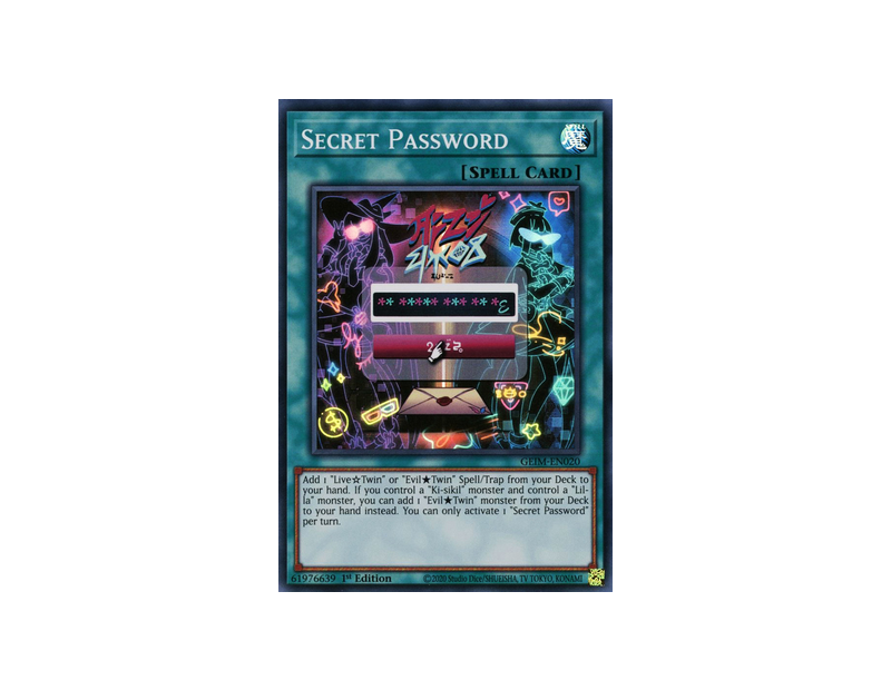 Secret Password (GEIM-EN020) - 1st Edition