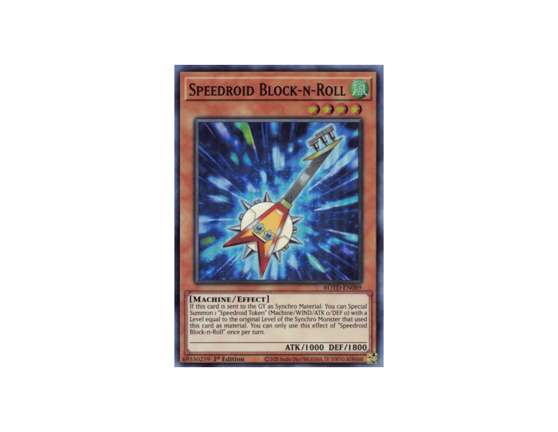 Speedroid Block-n-Roll (ROTD-EN089) - 1st Edition