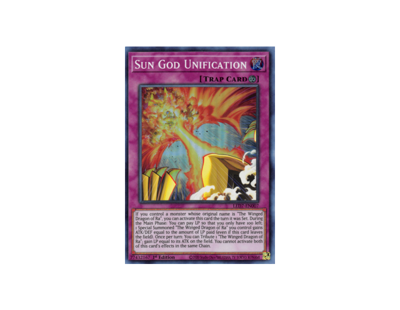 Sun God Unification (LED7-EN007) - 1st Edition