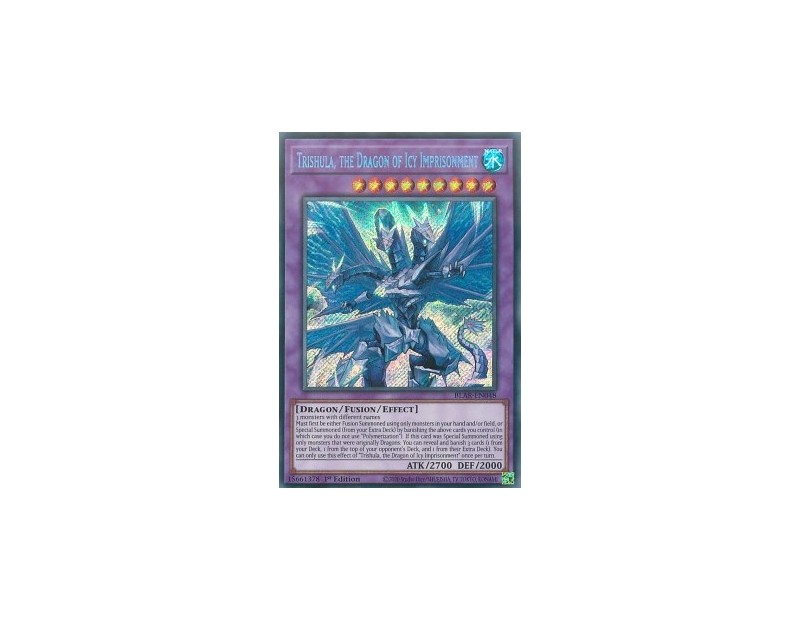 Trishula, the Dragon of Icy Imprisonment (BLAR-EN048) - 1st Edition